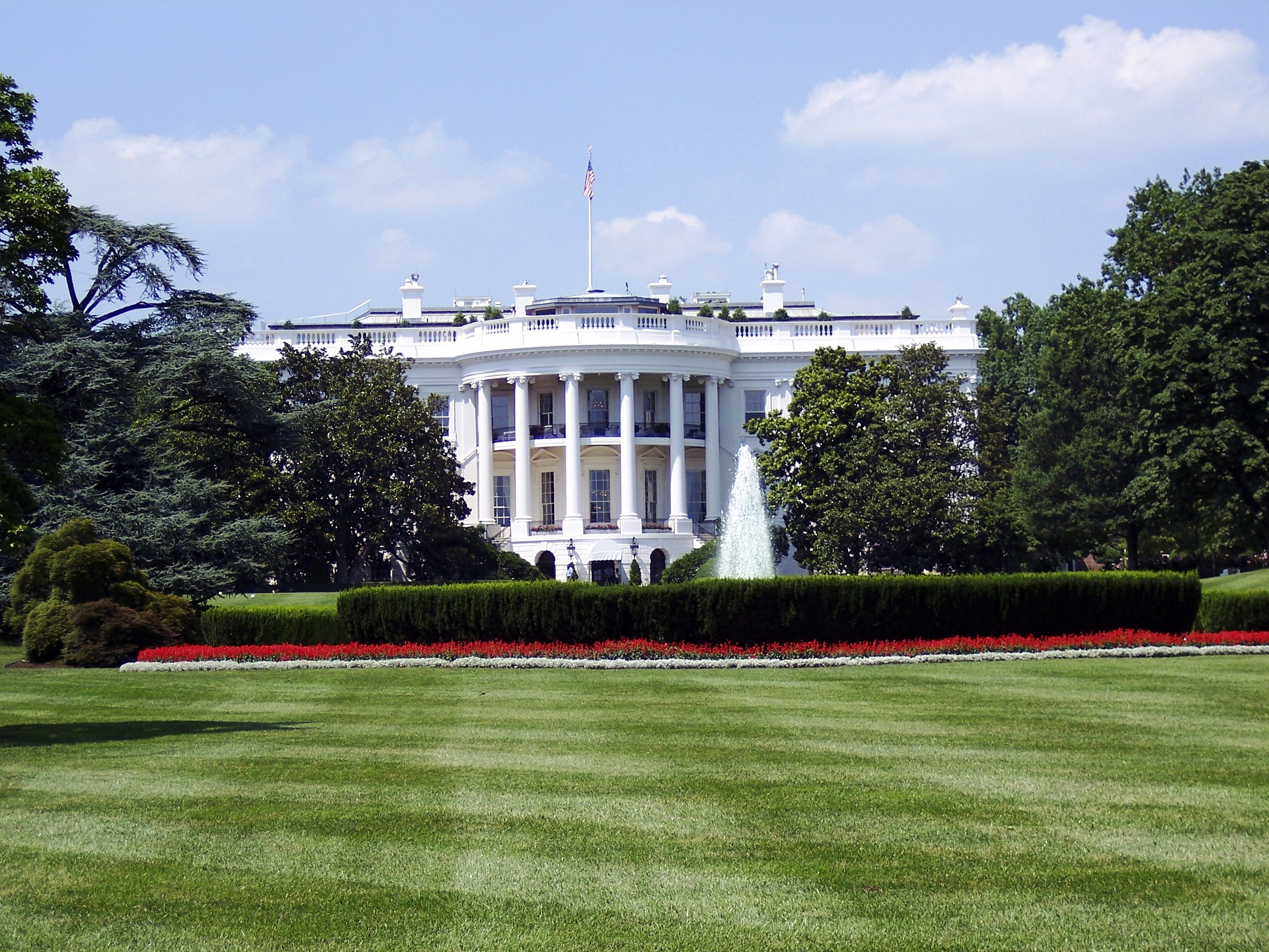 The White House in Washington, D.C. Public Domain.