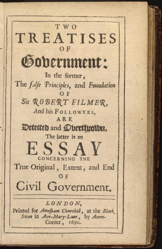 John Locke's Second Treatises of Government